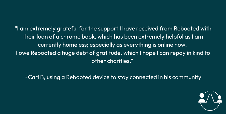 Rebooted user quotation Carl B